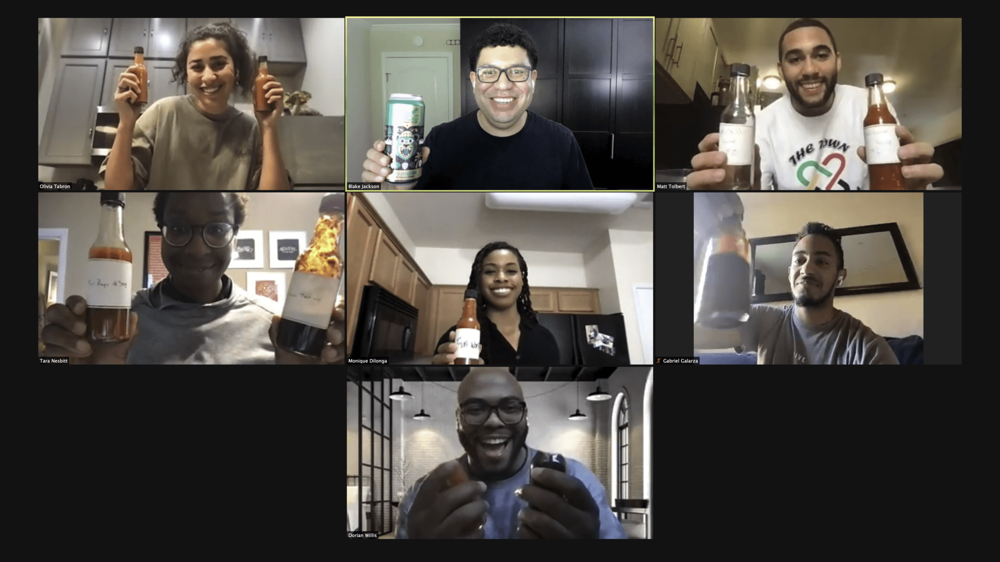 Amplitude's Black ERG hosted a hot-sauce-making event in 2021