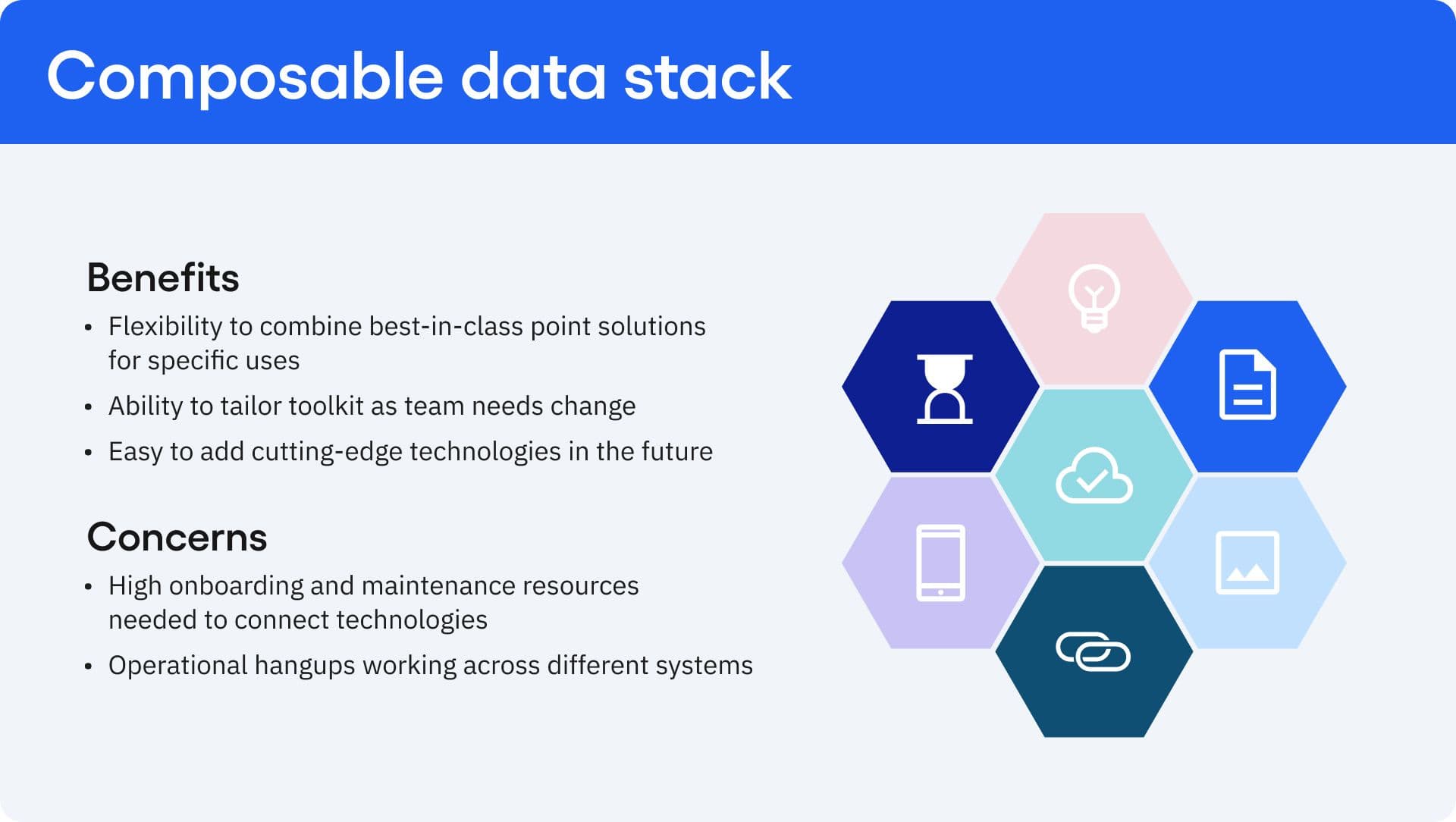 Composable data stacks benefits and concerns