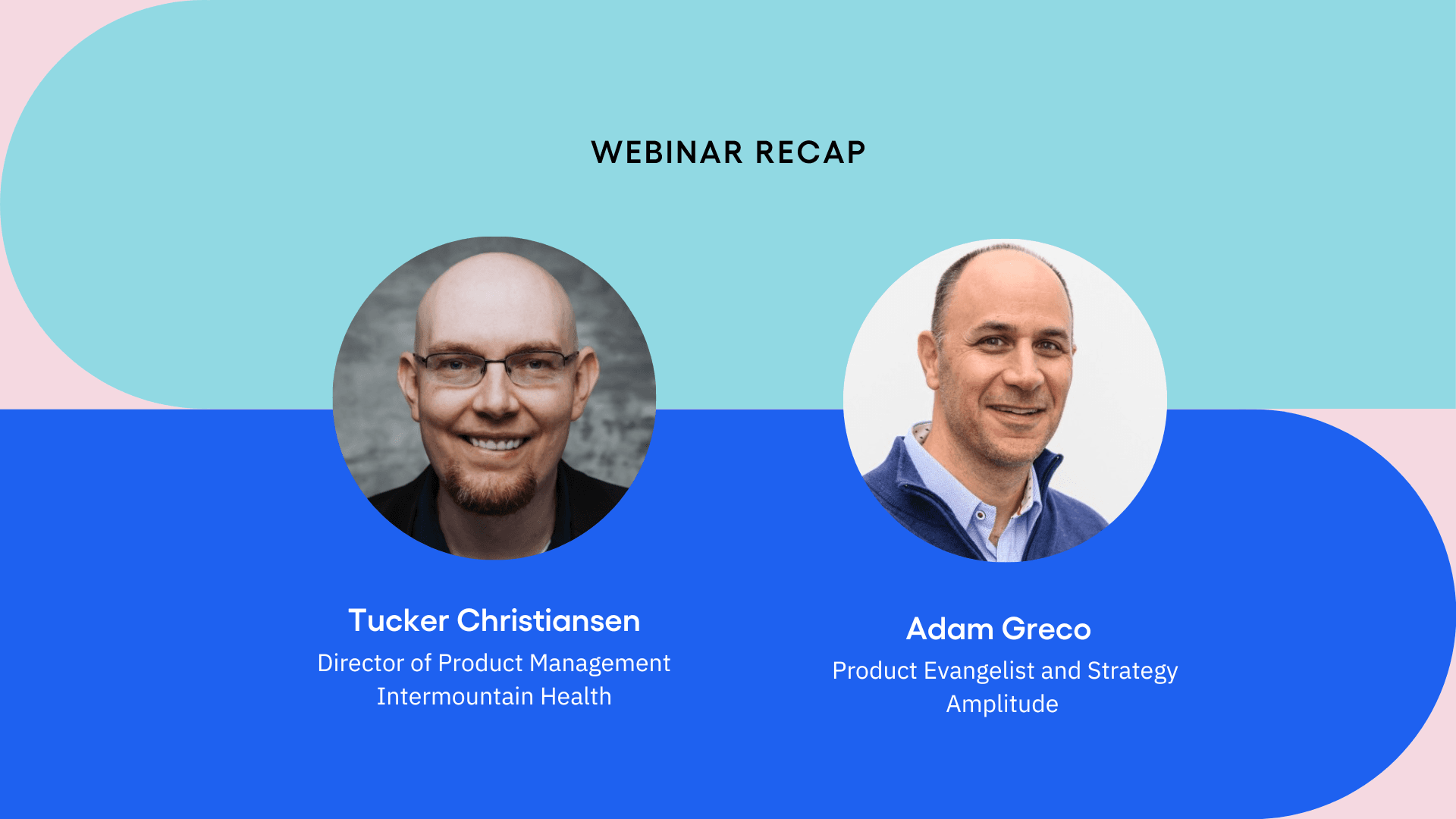 Tucker and Adam on blue background